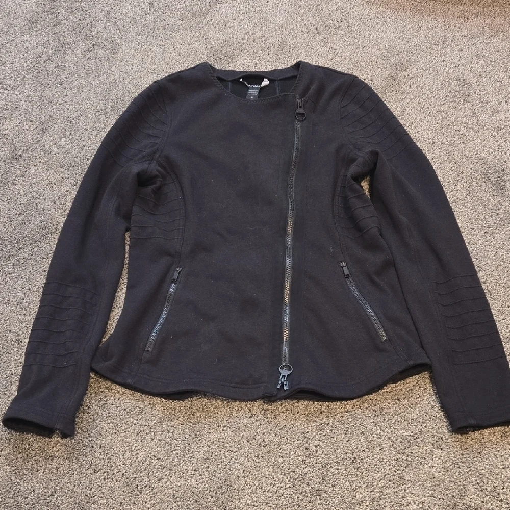 Athleta Women's Black Jacket Full Zip Sz M